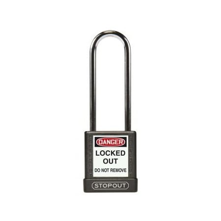 Accuform STOPOUT PLASTIC BODY ALUMINUM KDL893BK KDL893BK